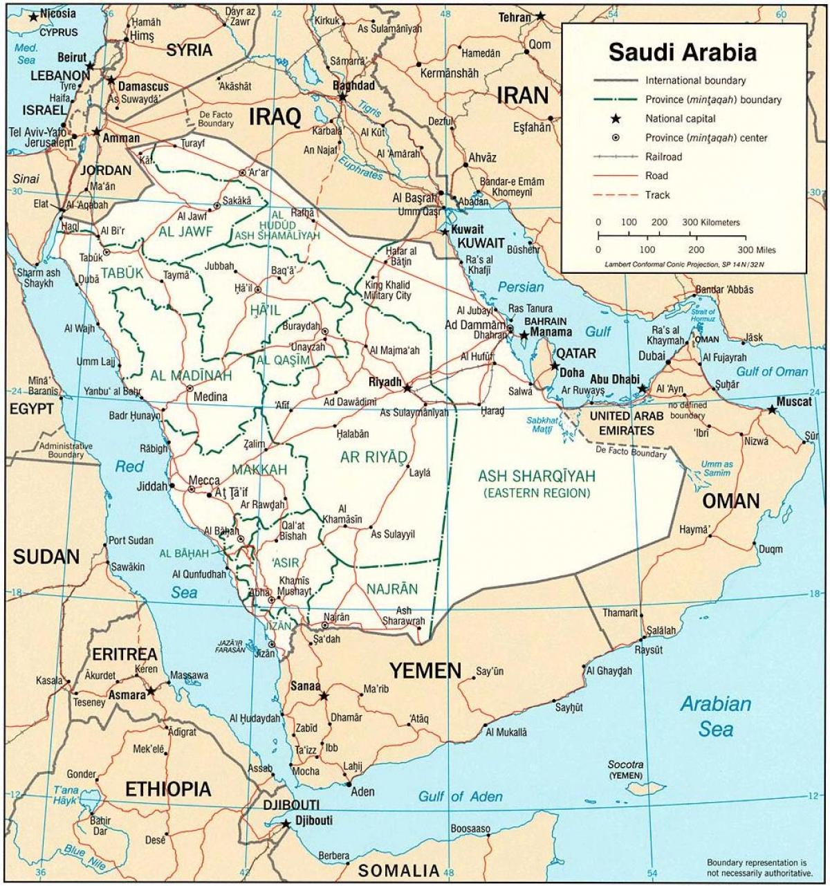 地図サウジアラビアオンライン