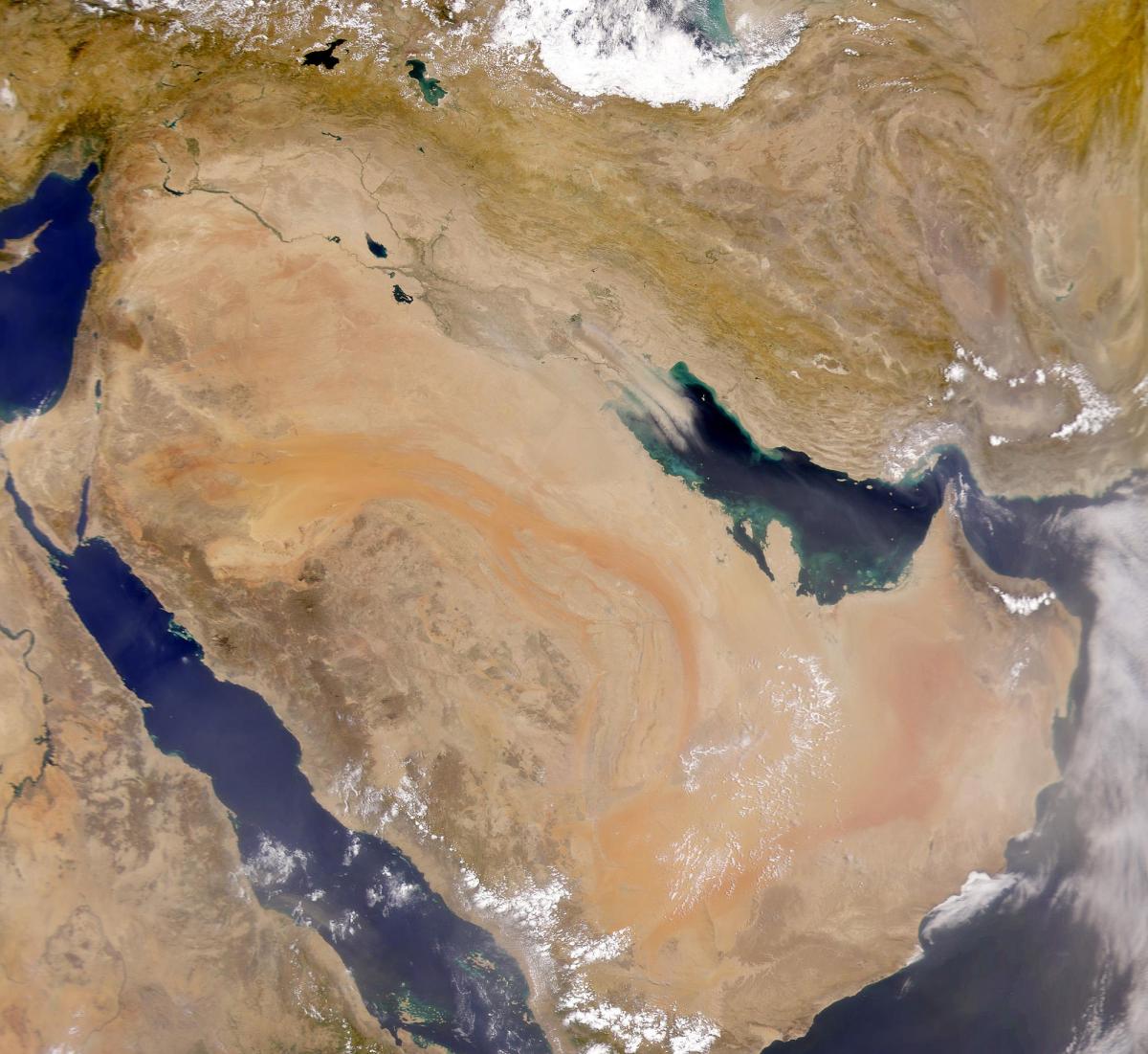地図サウジアラビア衛星