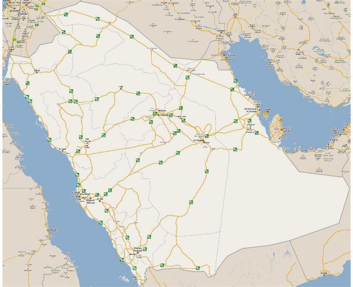 地図の詳細はサウジアラビア