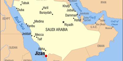 Jizan KSA地図