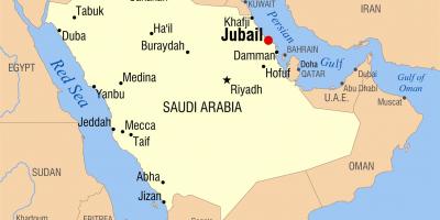 Jubail KSA地図