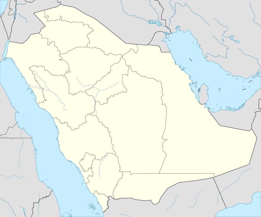 地図サウジアラビア