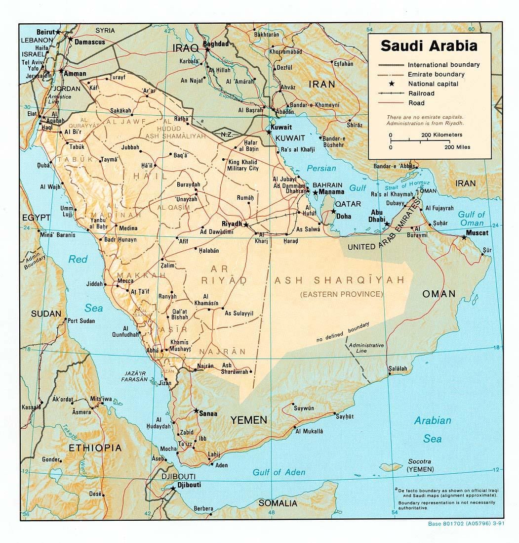 サウジアラビアの図hd