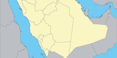 KSA地図のベクトル