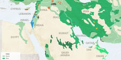 地図サウジアラビアの宗教