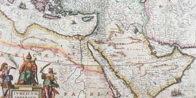 古地図のサウジアラビア