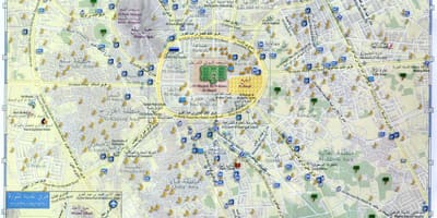 地図madina munawaraサウジアラビア
