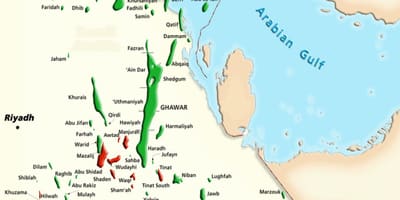 地図manifaサウジアラビア