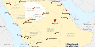 地図najranサウジアラビア